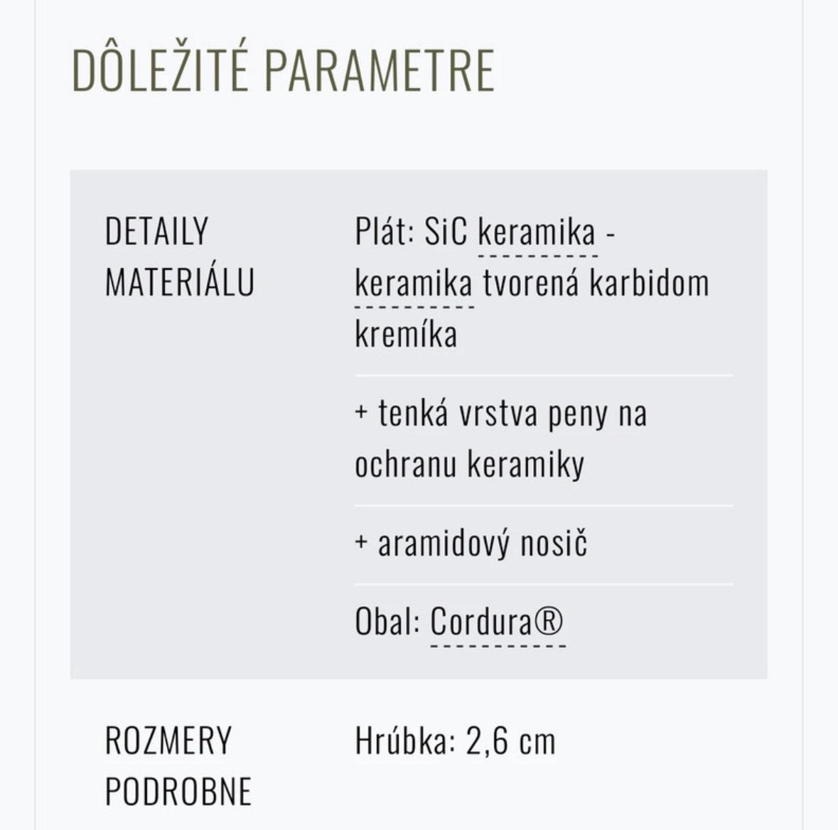 Balistické pláty PGD U-line Level IV Protection Group - 5