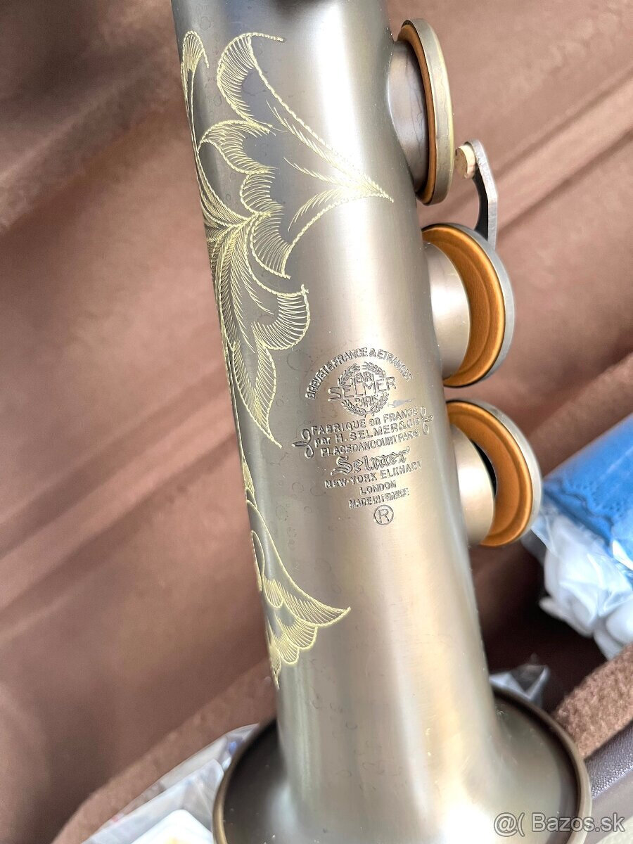 Predám nový B- SOPRÁN saxofón- kópia k modelu SELMER MARK VI - 5