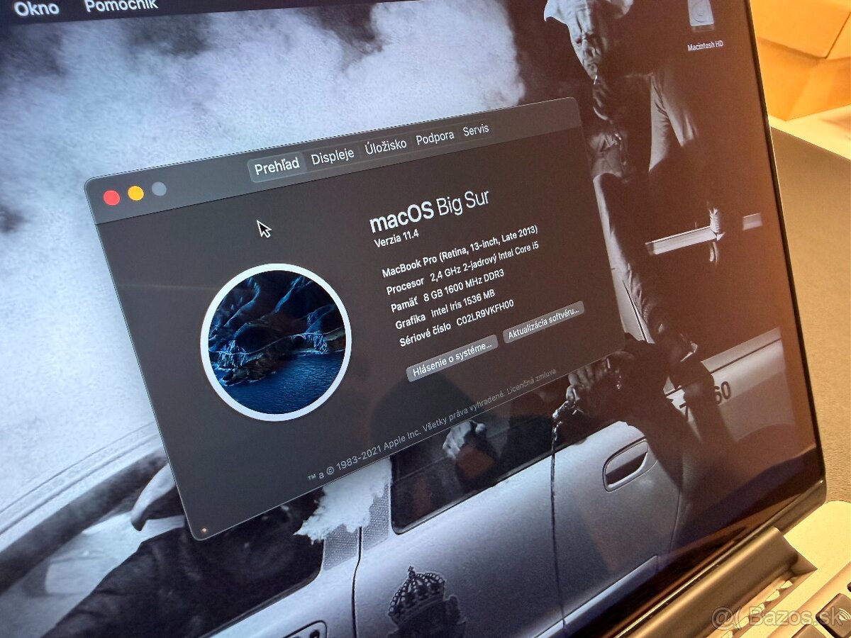 MacBook Pro 13" Retina (2013) - i5, 8GB, 256GB SSD - 5