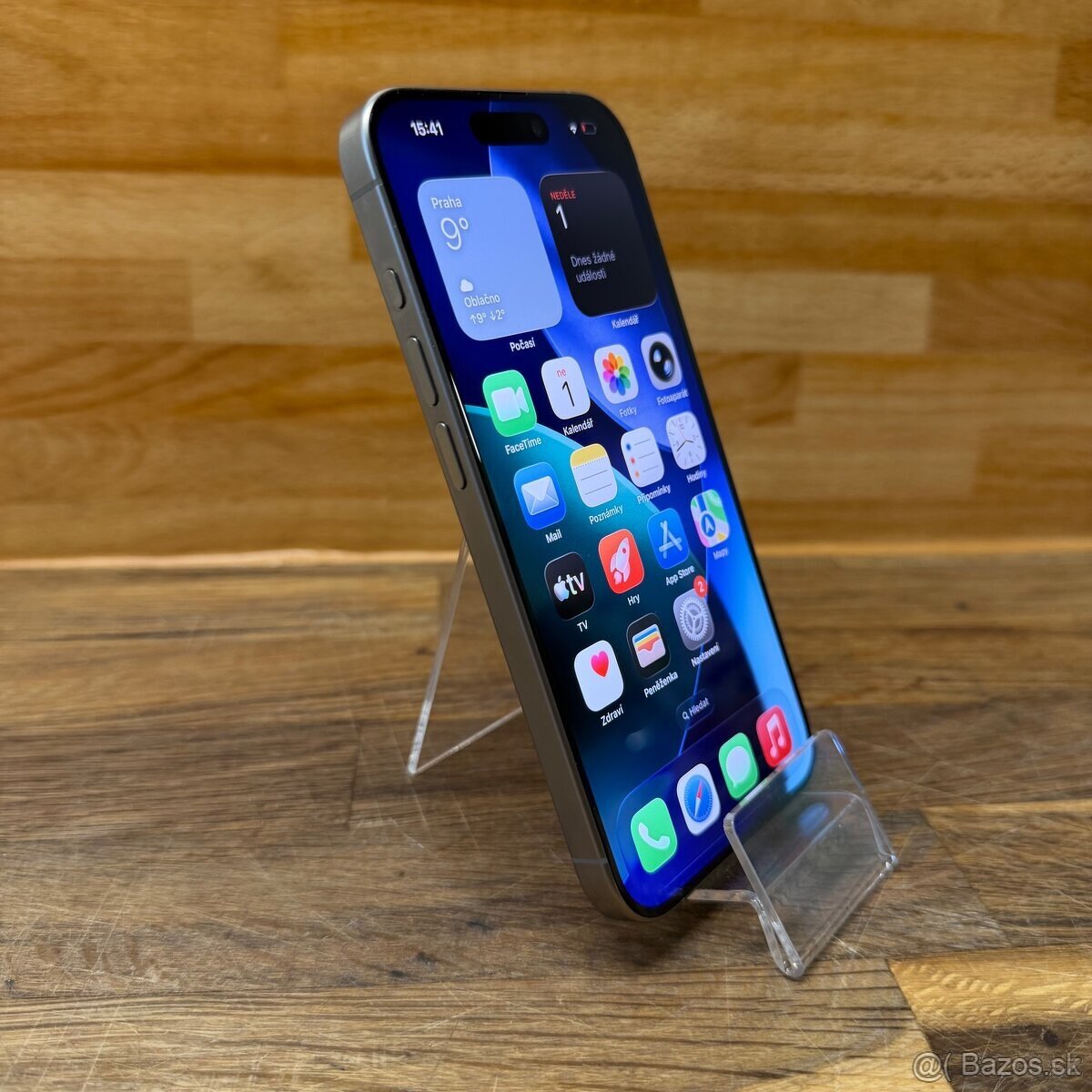 Predám Apple iphone 15 PRO 128GB Natural Titanium - 5