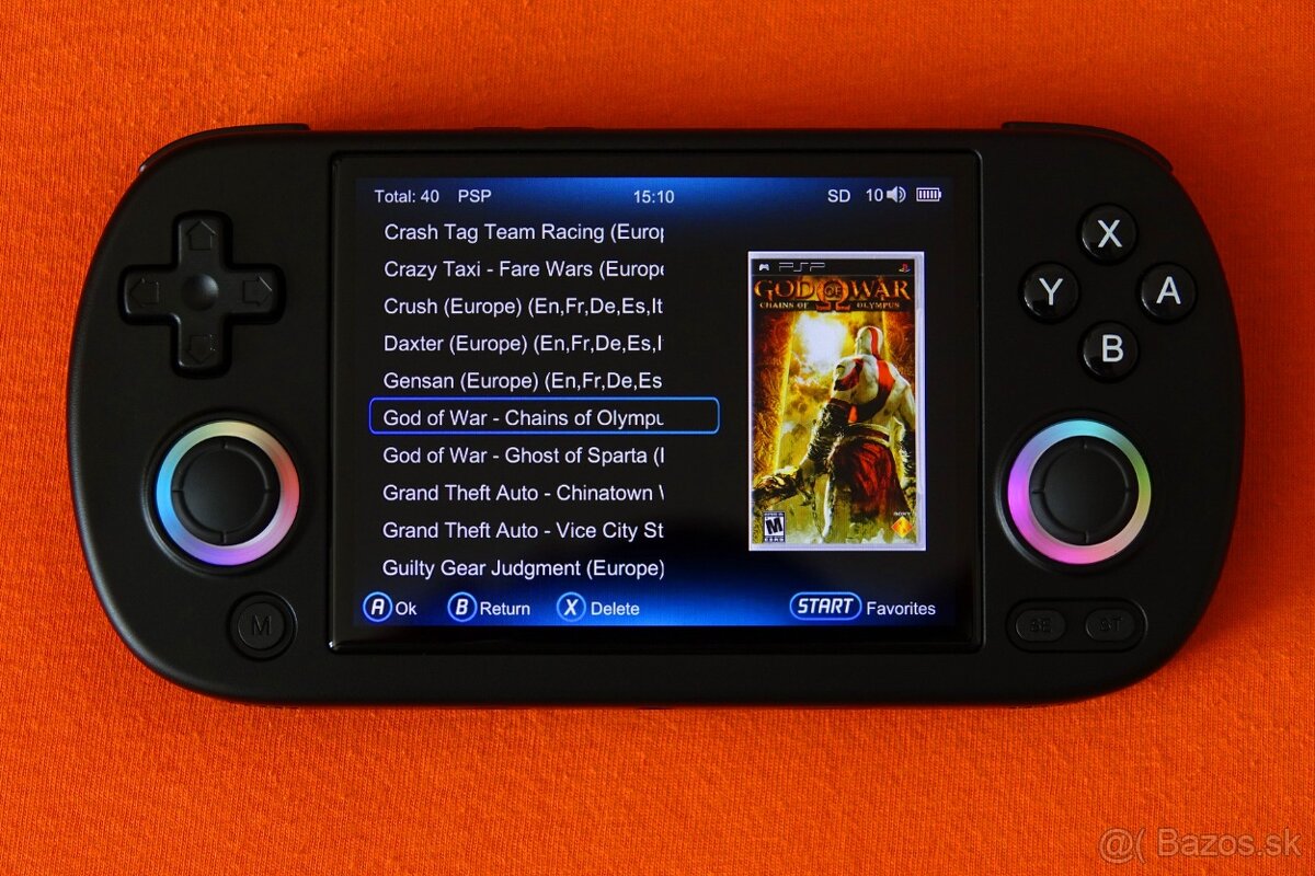 Vymakaný PlayStation Portable - PSP, Anbernic RG40XX H - 5