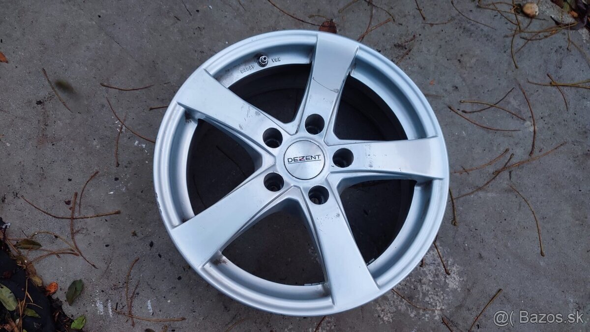 ALU disky Dezent 6 1/2 Jx16H2 aj so snimacom tlaku - 5