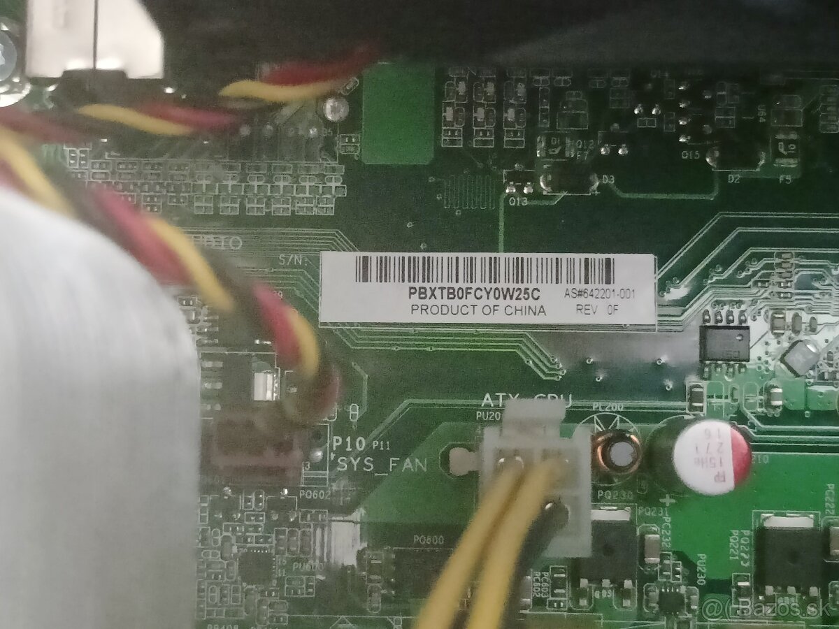 HP PC, Intel pentium G620 2.60 GHz, RAM 8GB DDR3 - 5