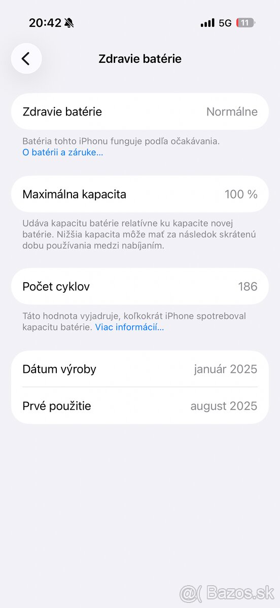 Predám Apple iPhone 16 Pro 128GB White Titanium - 5