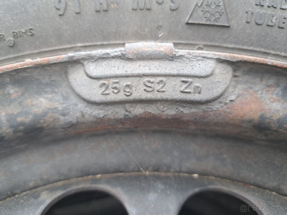 Sada 4ks plechovych diskov + sada 4ks zimnych pneumatik - 5