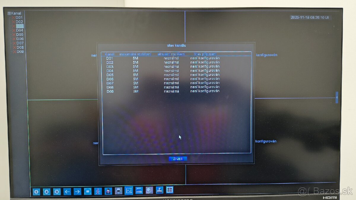 NVR zaznamnik na IP kamery + 500gb disk - 5
