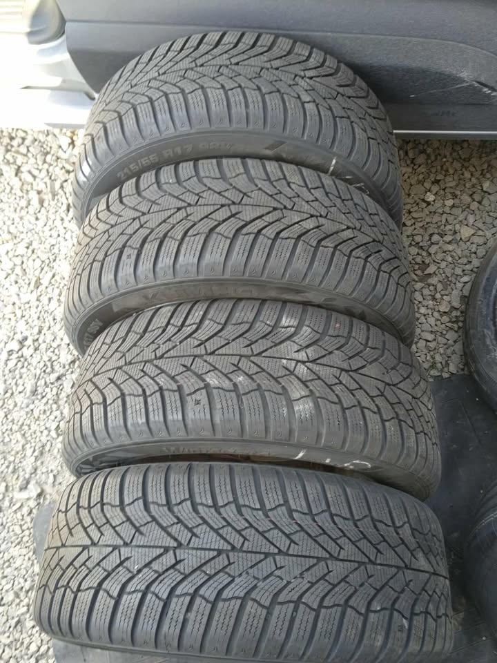 Alu R 17 VW,ŠKODA + zimné pneu 215/55 17. - 5