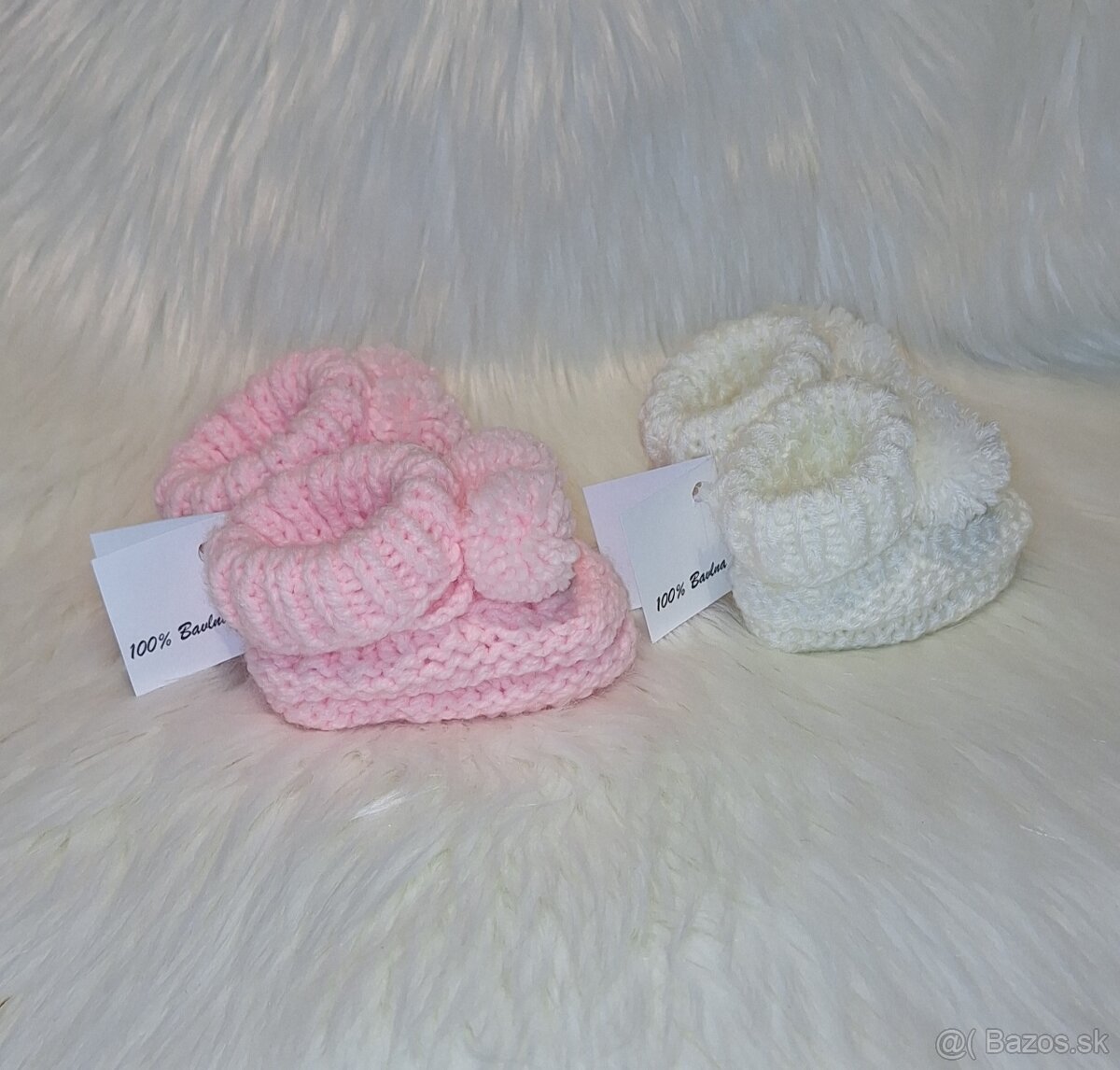 Detské dievčenské topánočky botičky handmade - 5