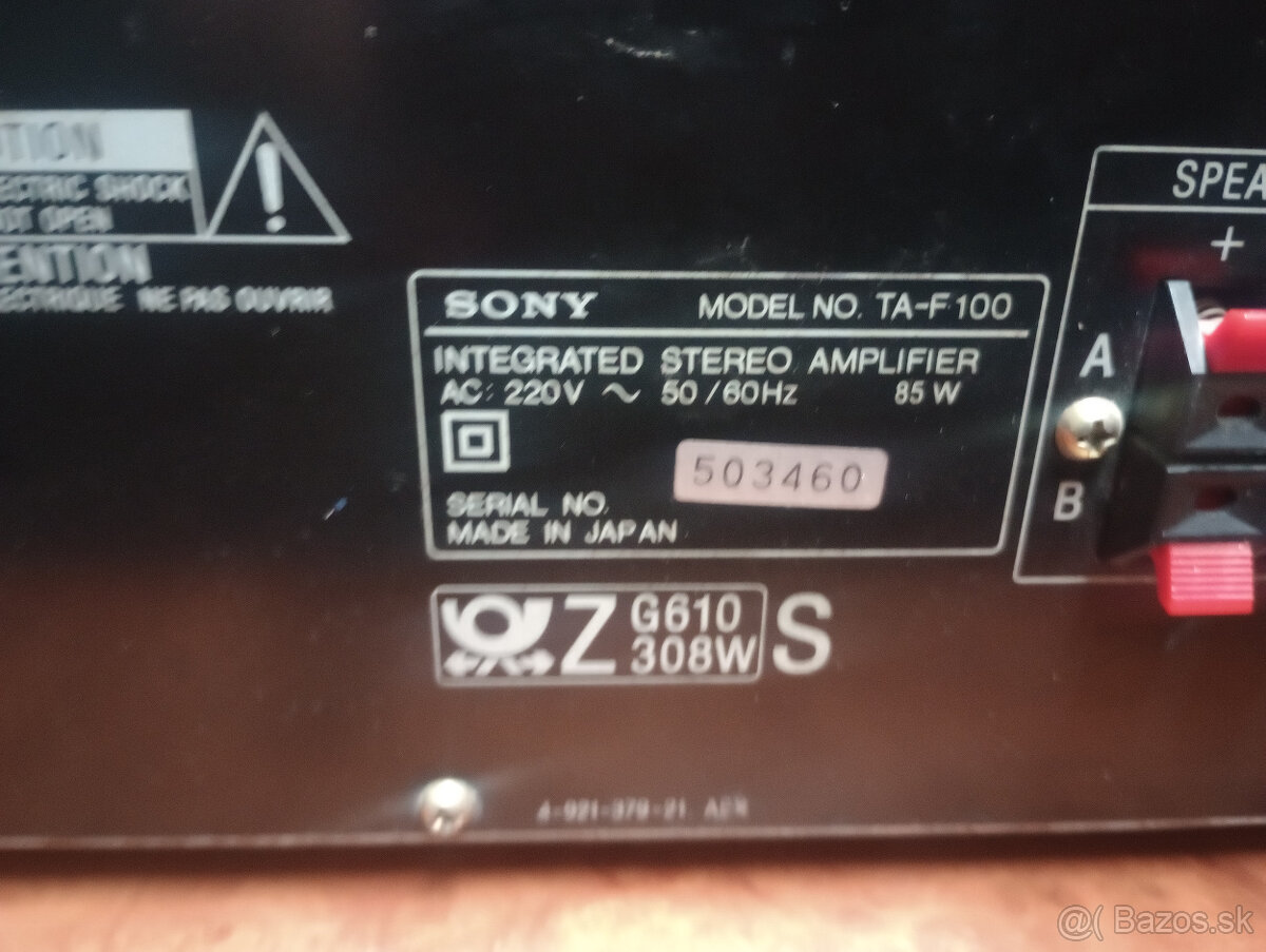 Sony TA-F100 - 5