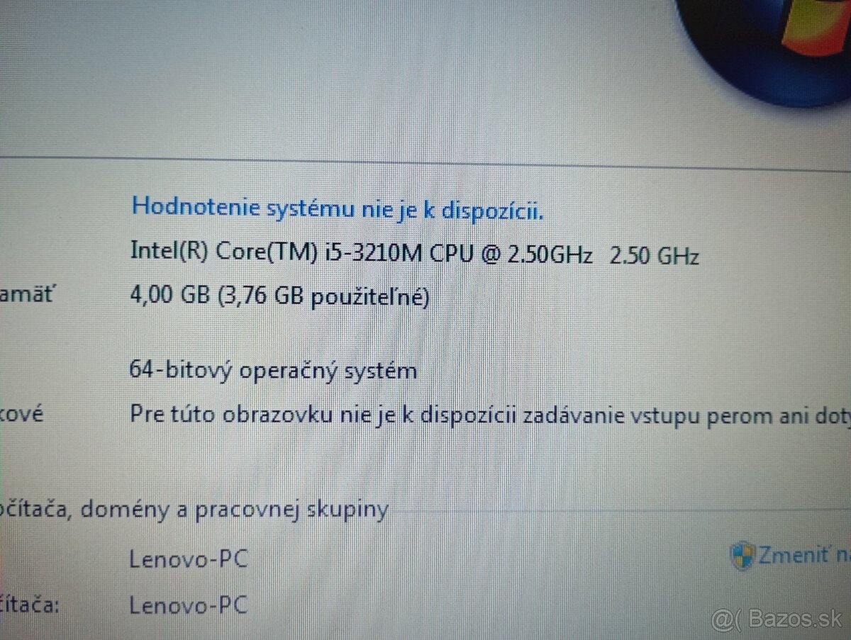Lenovo B580 + Intel core i5 + 4gb ram + Windows 7 - 5