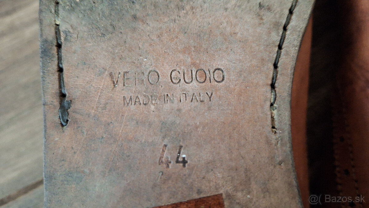 Pánske poltopánky - GINO ROSSI - VERO CUOIO - 5