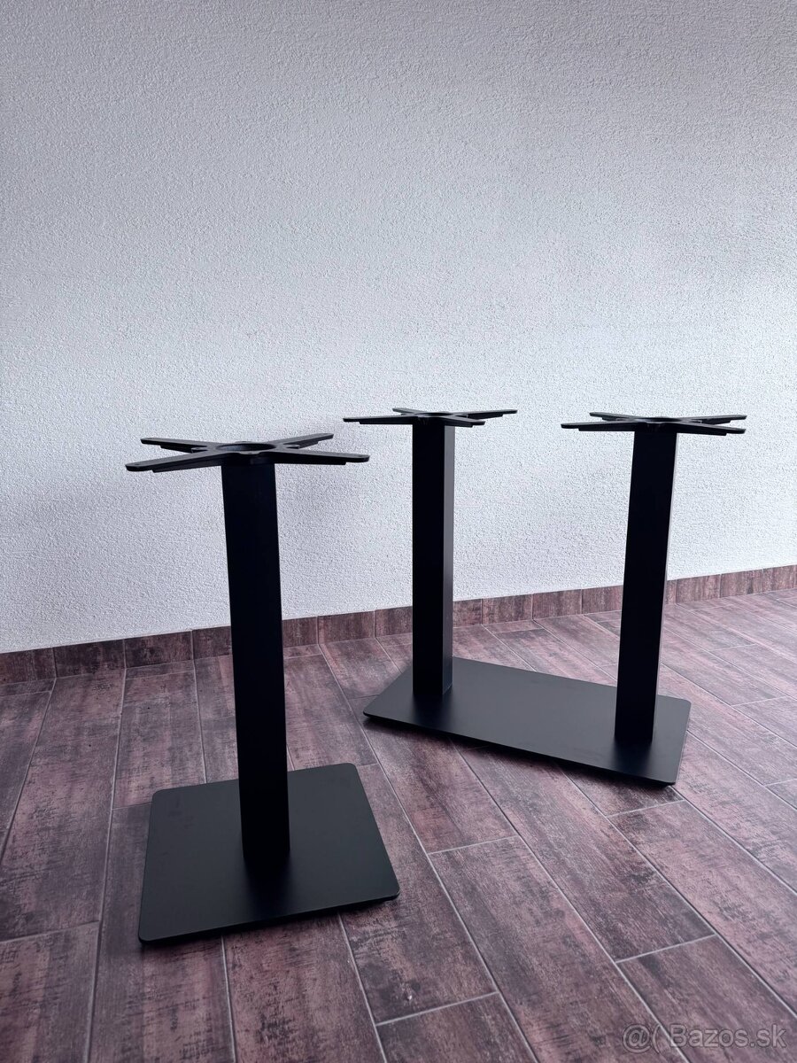 Predám stolové podnože- čierna liatina - 200 ks - NOVE - 5