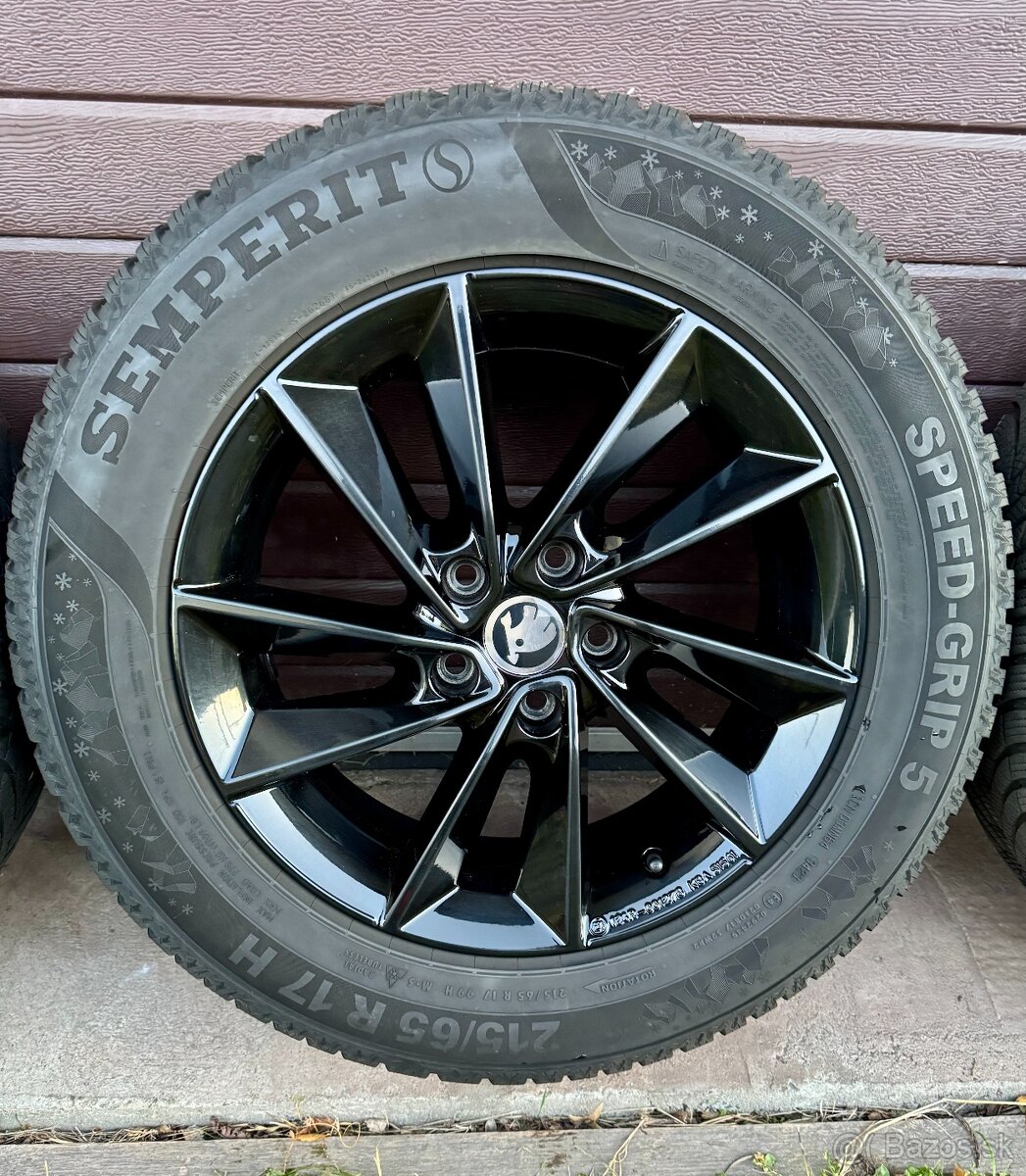 originální ALU kolesá škoda borbet R17 5x112 - 5