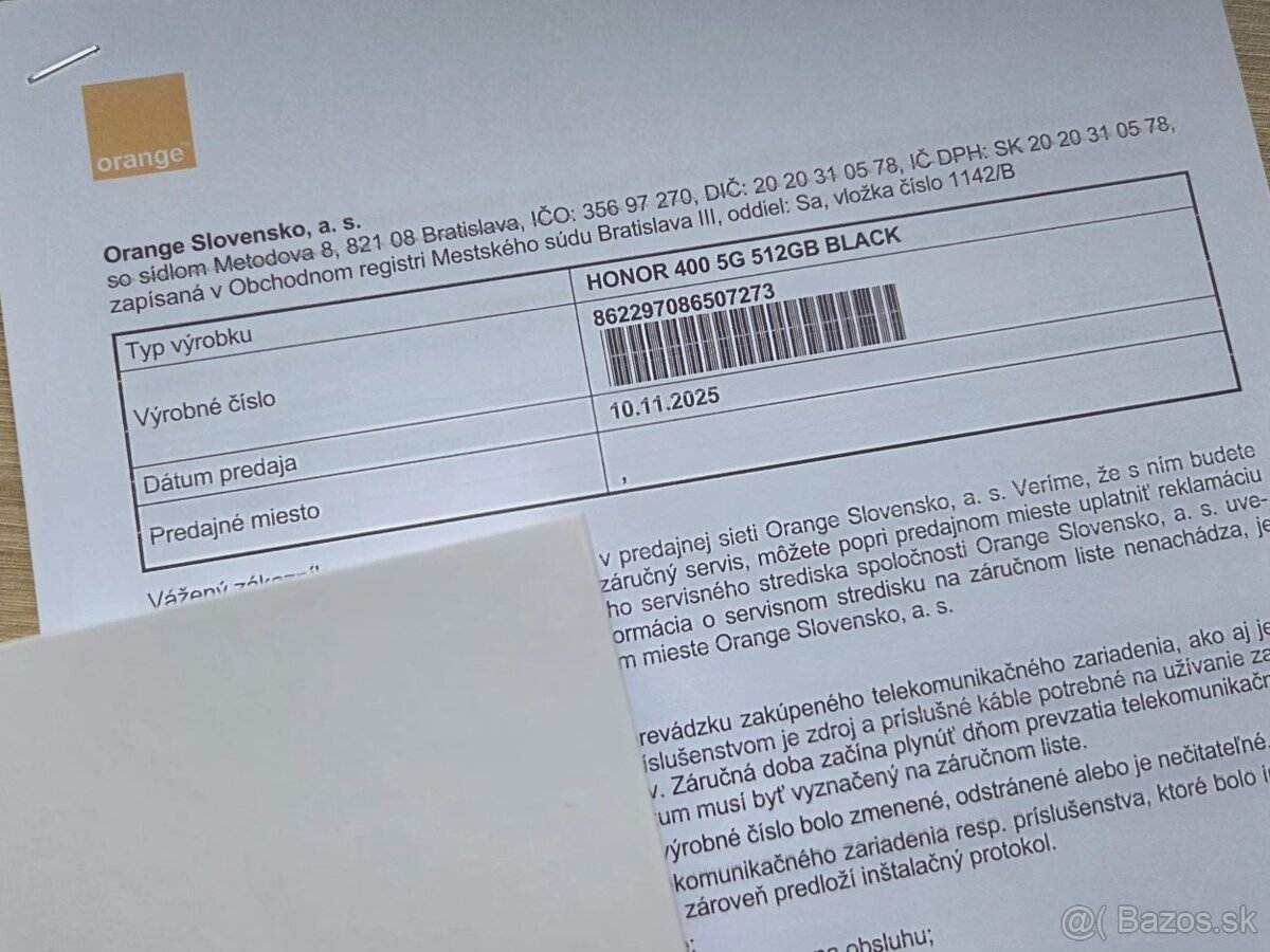 HONOR 400 5G 8GB/512GB,black,top,zaruka - 5