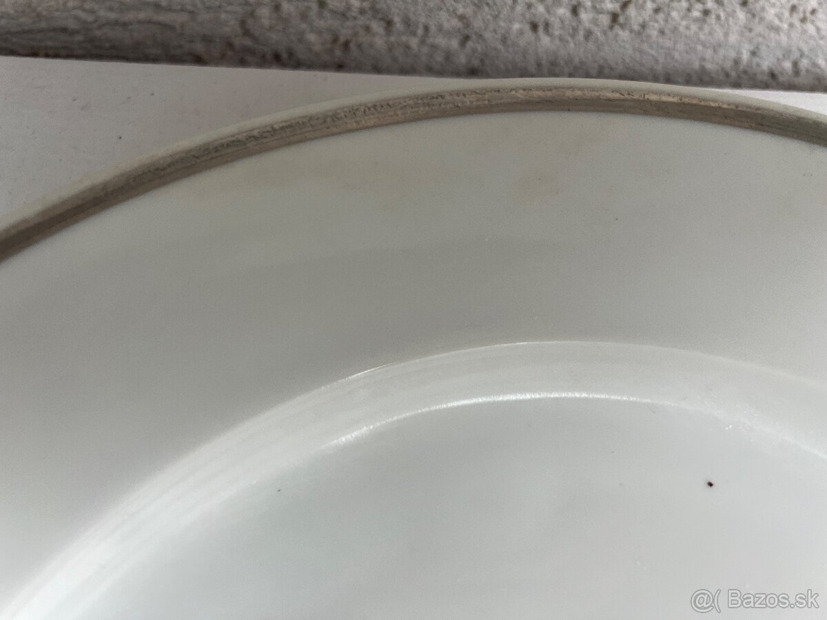 Klasicky socik retro vianocny porcelan - Thun 2 velke misy 1 - 5