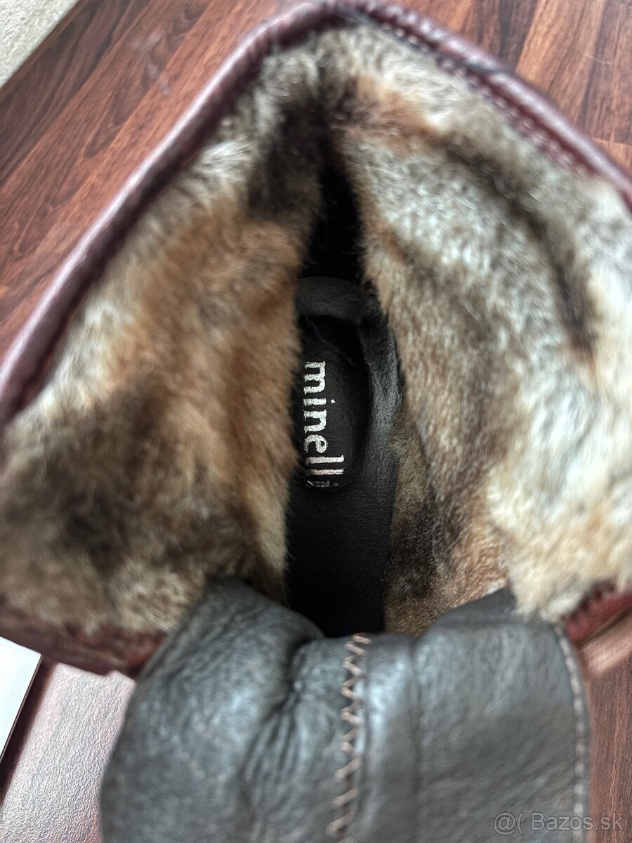 Kožené topánky na opätku - 5