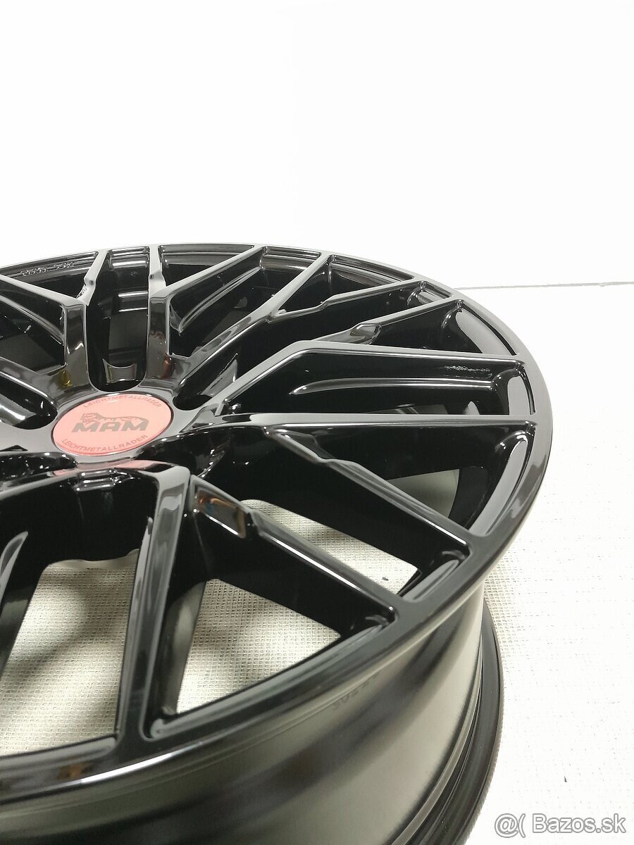 Alu disky R18 5x112 ET45 8J MAM RS4 BP Seat Audi Vw Škoda - 5