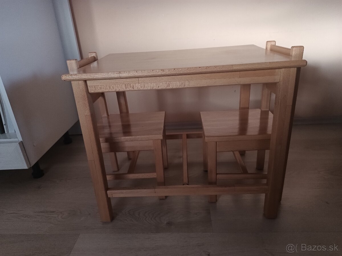 Detský stôl + stoličky - 5