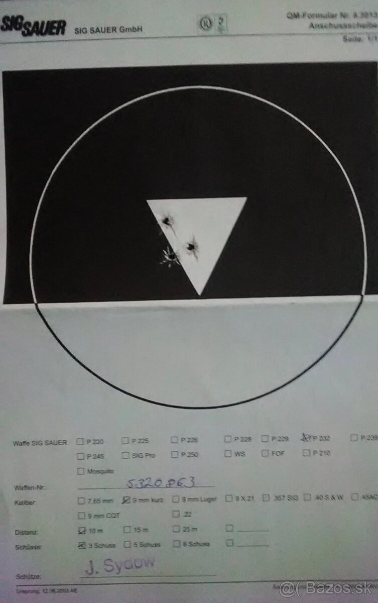 Predám Sig Sauer P232 9 mm Browning. - 5