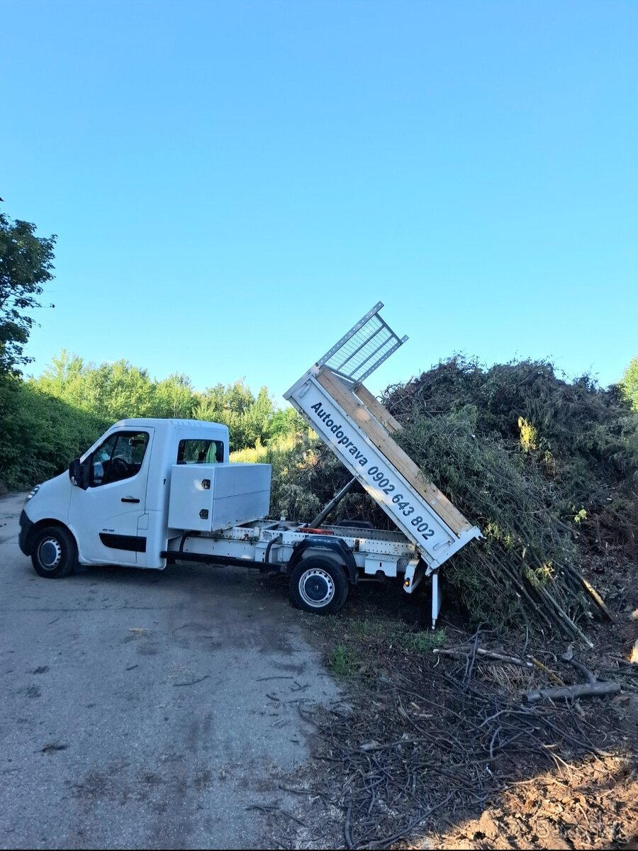 Doprava, odvoz dovoz sklápačom do 3,5t - 5