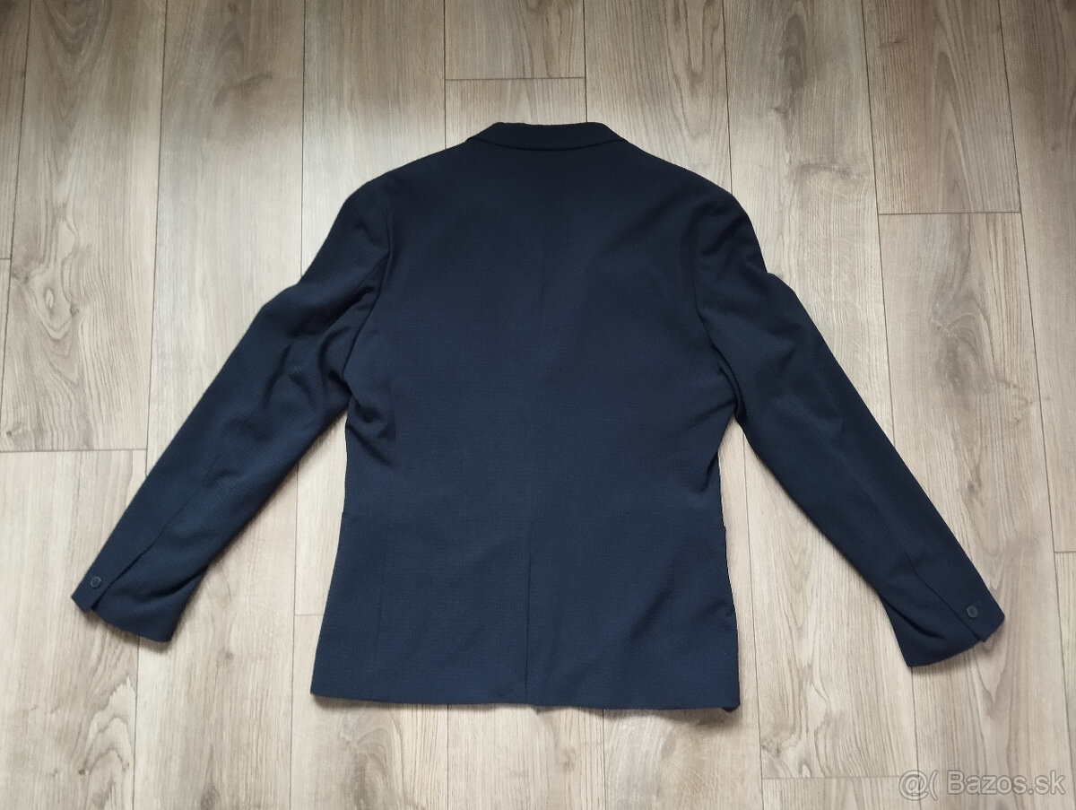 Tmavomodré sako H&M - 5