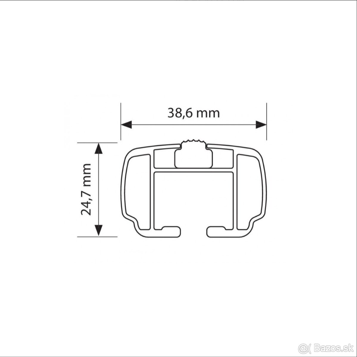Strešné nosiče (priečniky) NORDRIVE - 5