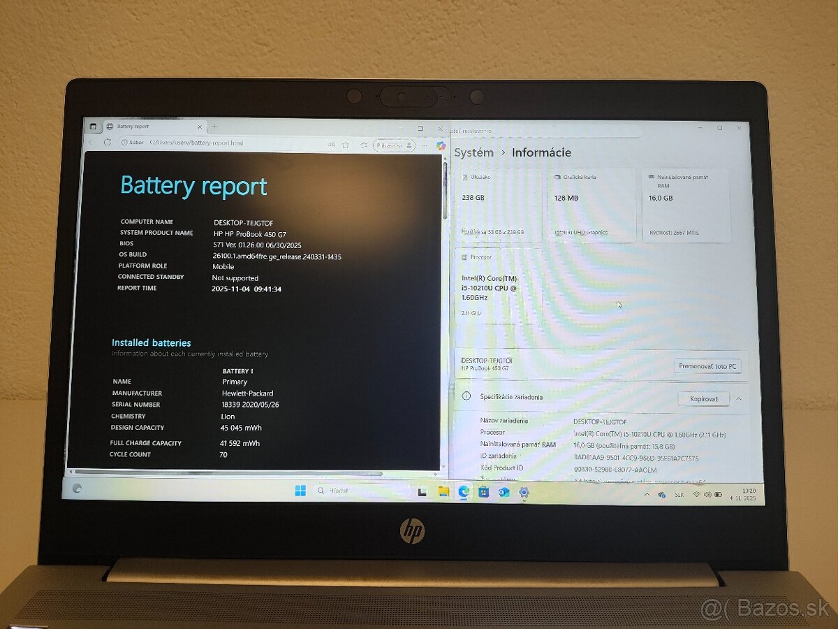 HP ProBook 450 G7 | i5-10210U | 16 → 32 GB RAM | 256 → 1 TB - 5