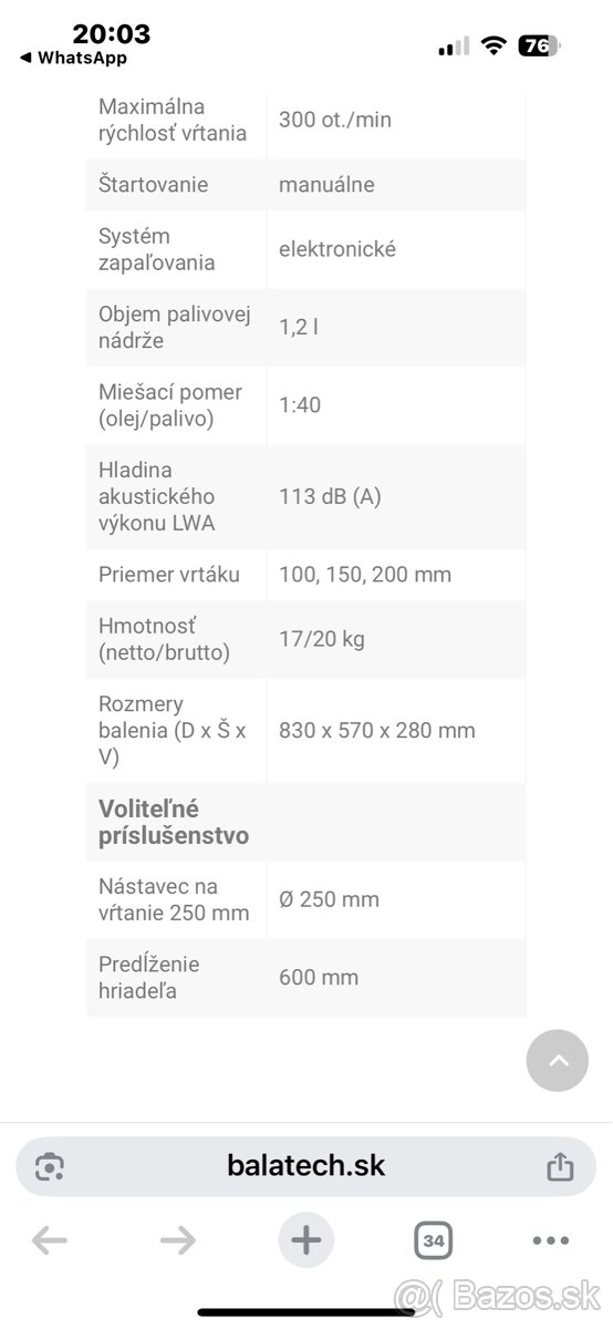 Vrtná súprava LUMAG EB520G - 5