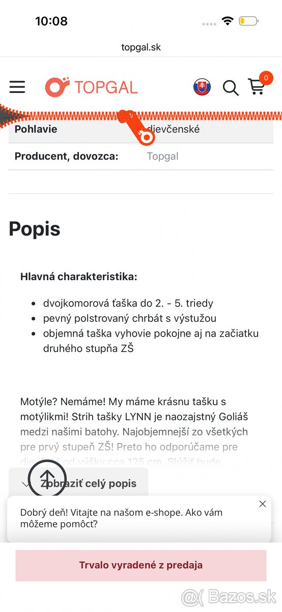Alo nova topgal 27 l skol.taska. - 5