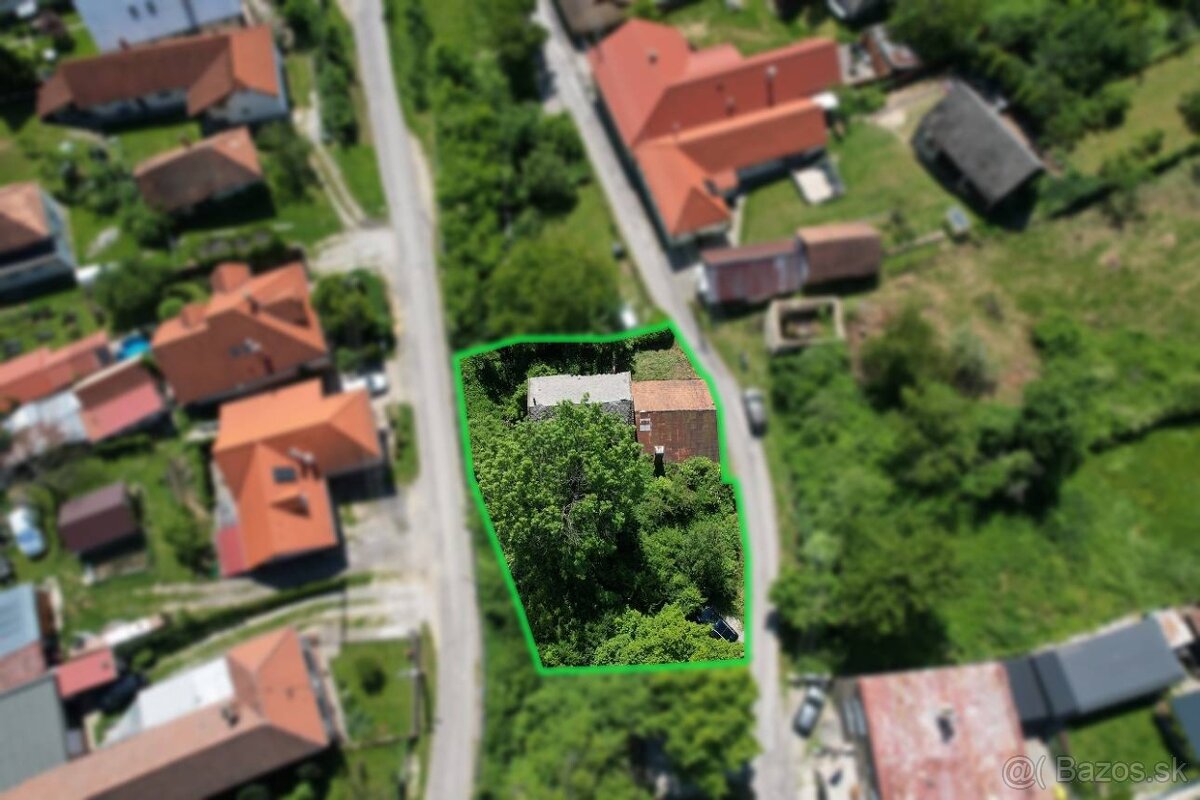 Pozemok s pôvodným domom s históriou mlyna, Lazany - 5