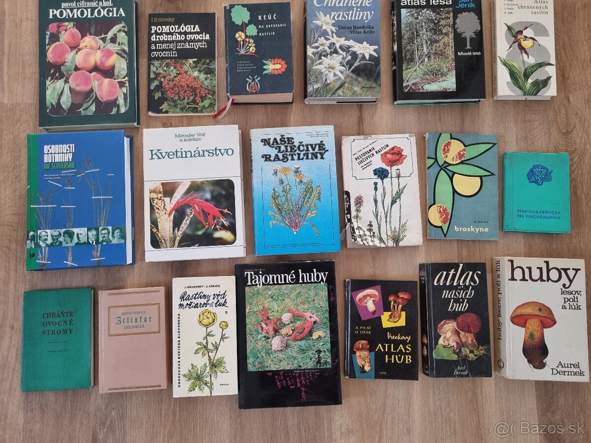 Knihy o rastlinách, bylinkách, stromoch, hubách a iné - 5