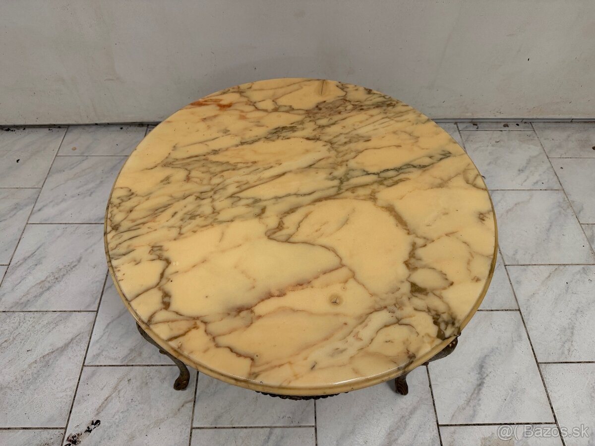 Starožitný mosazný stůl - 5