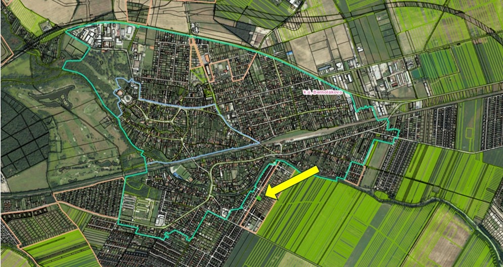 Stavebný pozemok v atraktívnej časti BERNOLÁKOVO - 5