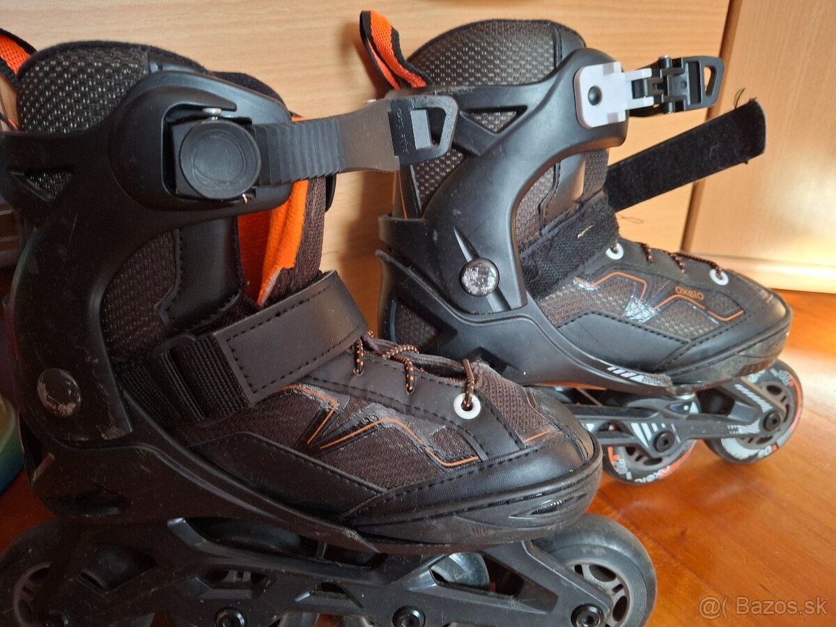 KORČULE OXELO veľ. 29-32 + chrániče veľ.M - 5