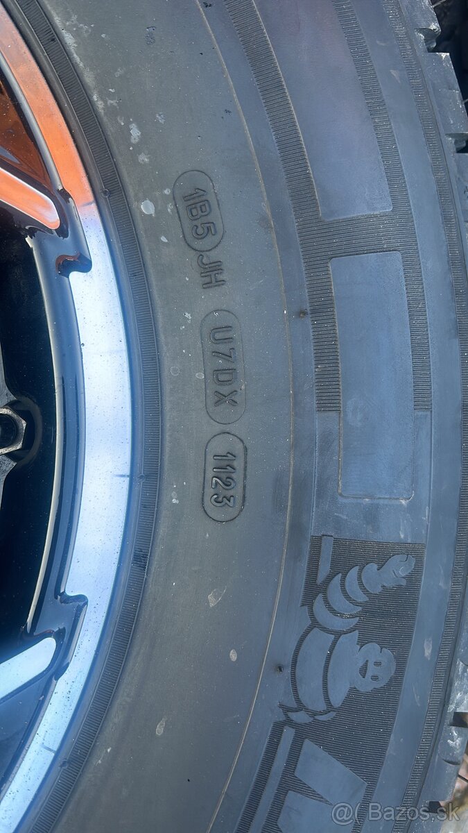 Fiat Ducato kolesá alu originál Michelin 225/75 r16 - 5