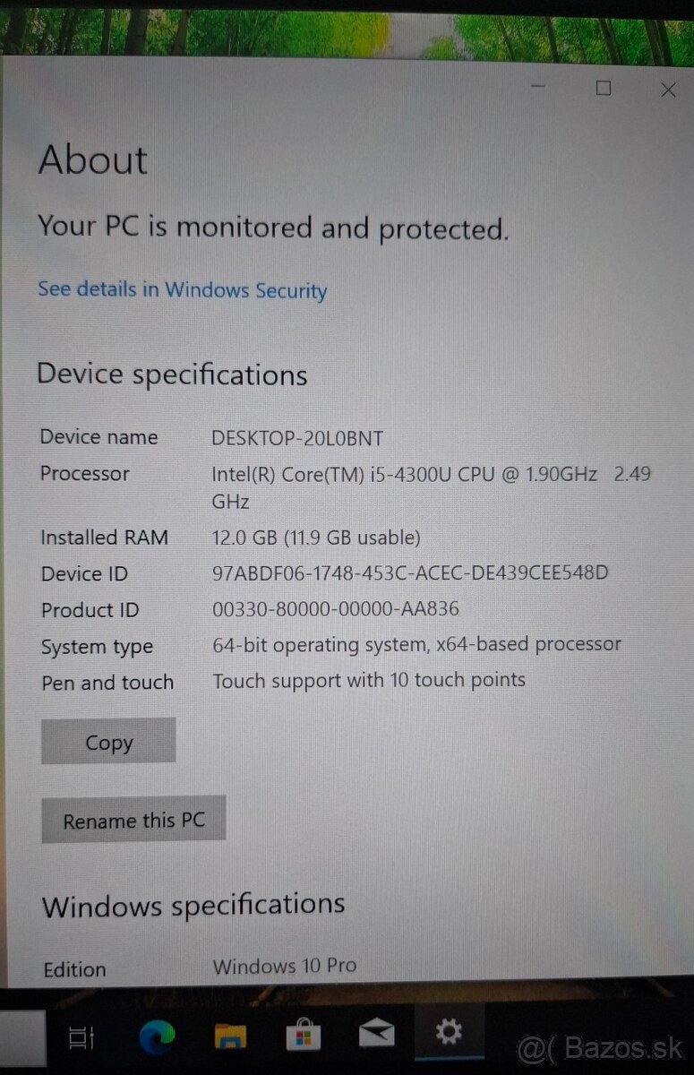 Lenovo T440s s dotykovým displayom + monitor - 5