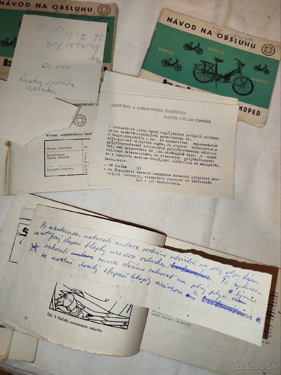 Vzacne Moped - navody na obsluhu - 5