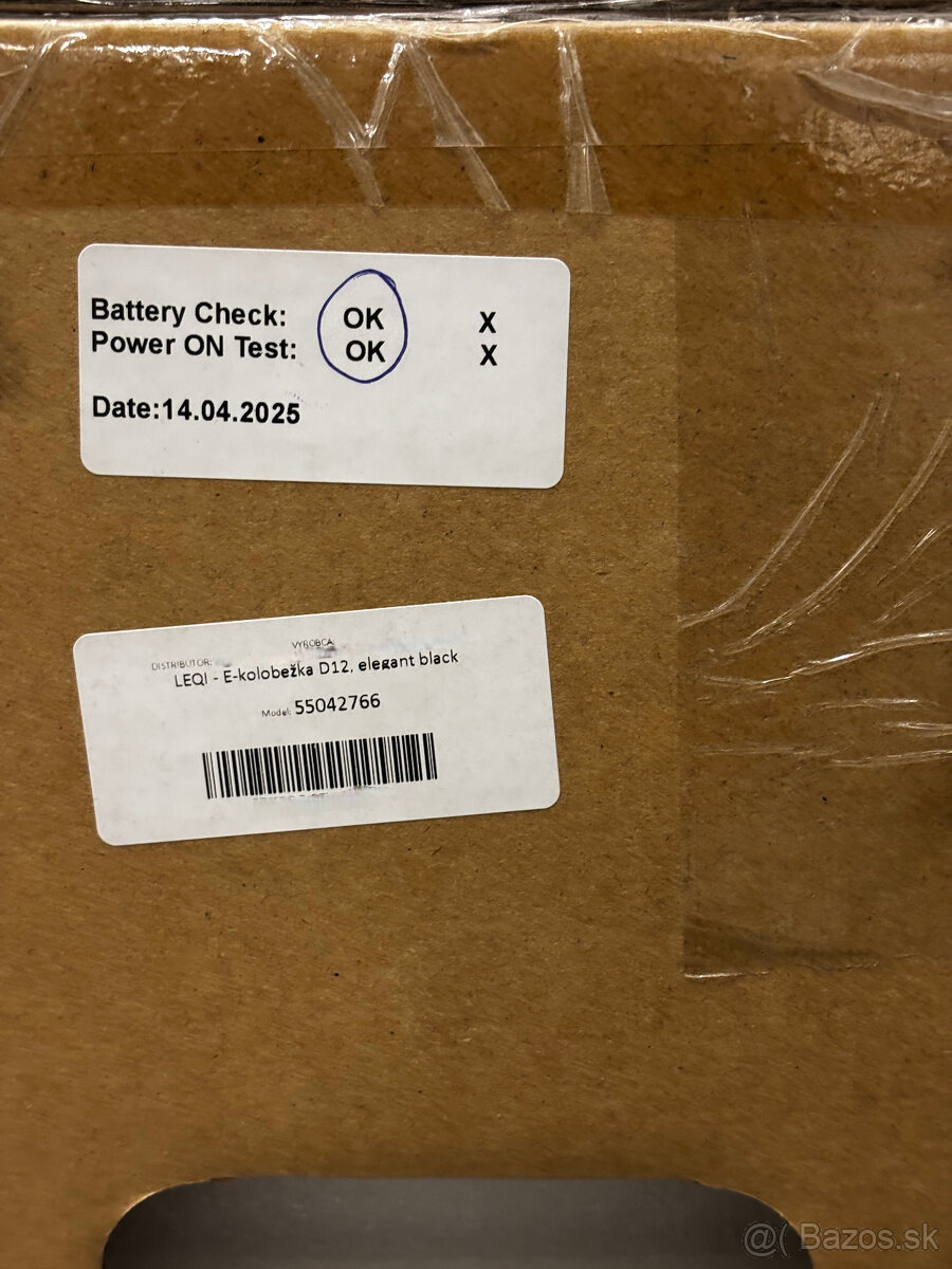 Predám úplne novú kolobežku Leqismart D12 350W - 5