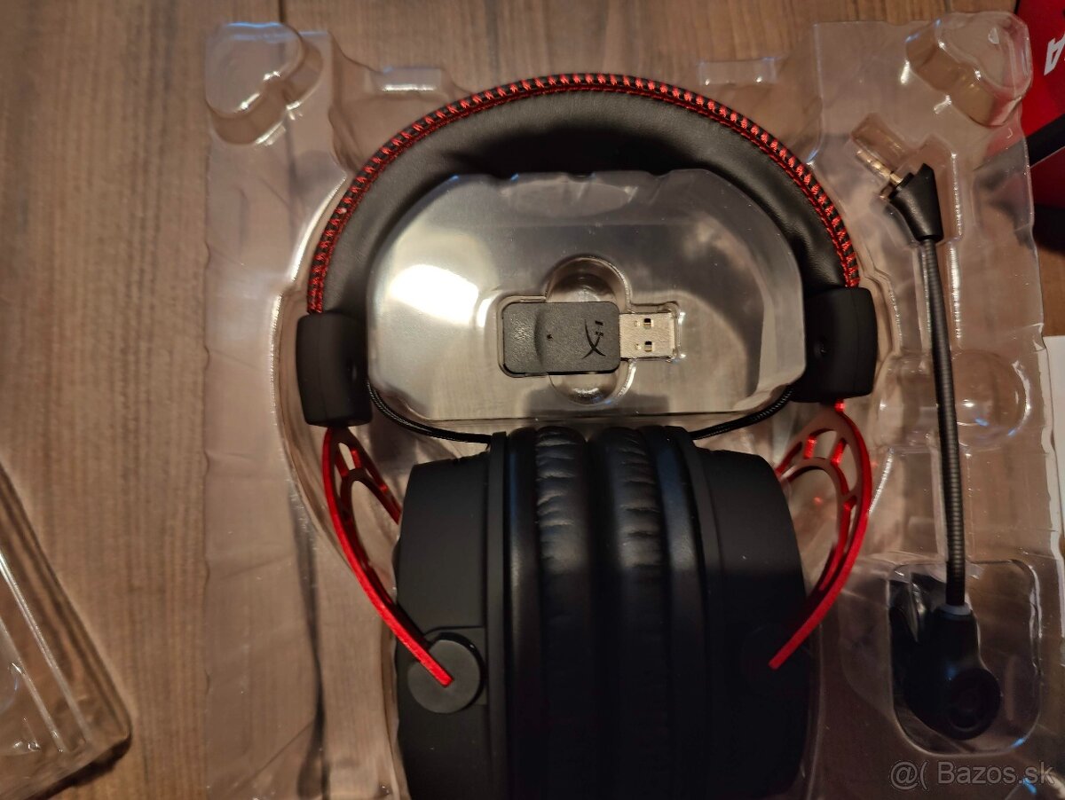 HyperX cloud alpha wireless NOVE, Herne sluchadla - 5