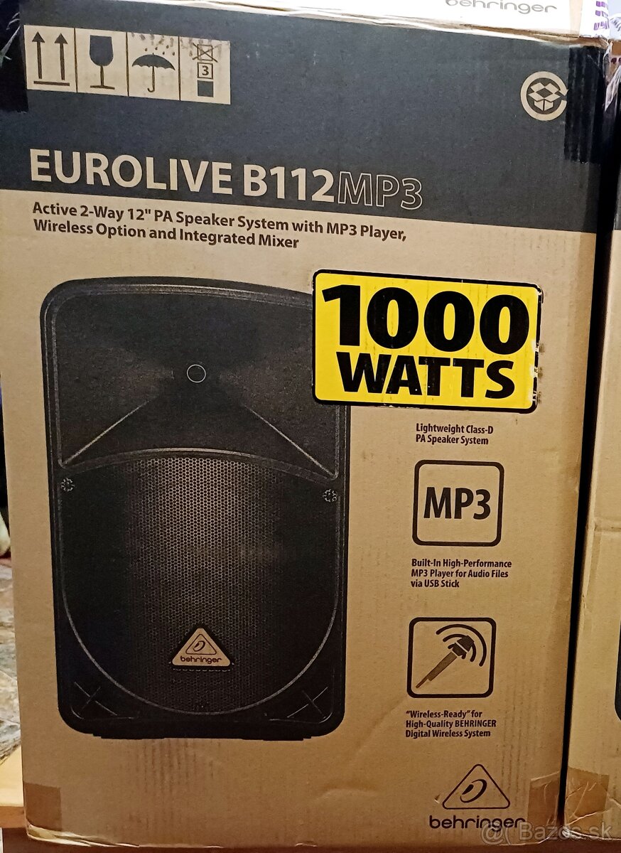 Reproduktor Behringer B112Mp3 1000W - 5
