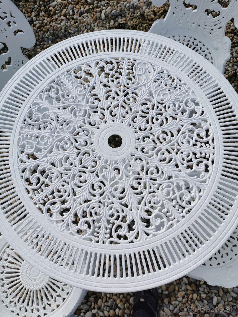 Stôl a 4 x stoličky (záhradný set) - 5