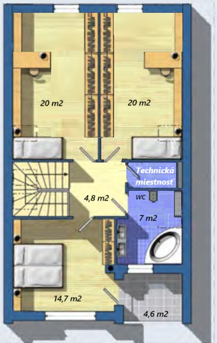 Na PREDAJ 5i NOVOSTAVBA Rodinného domu GAJARY - 5