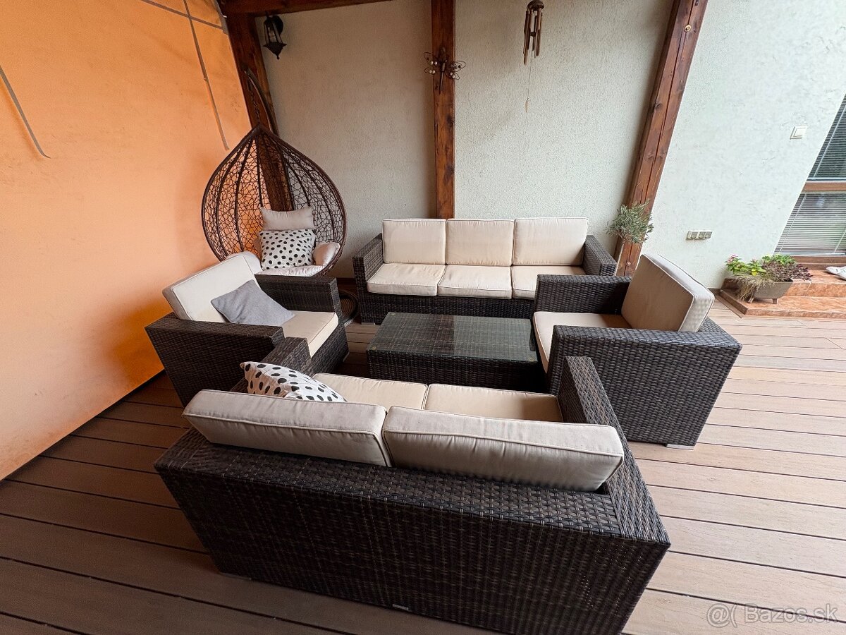 Ratanové sedenie exterio - 5