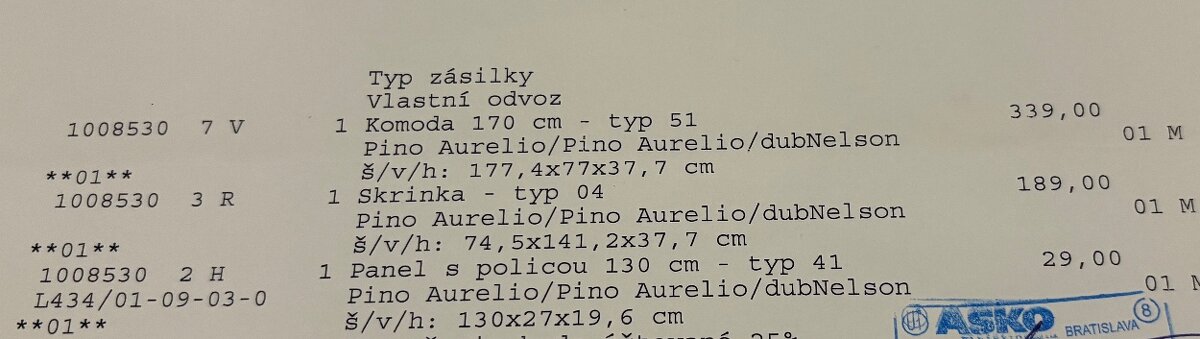 Obyvacia stena- Rustical - 5