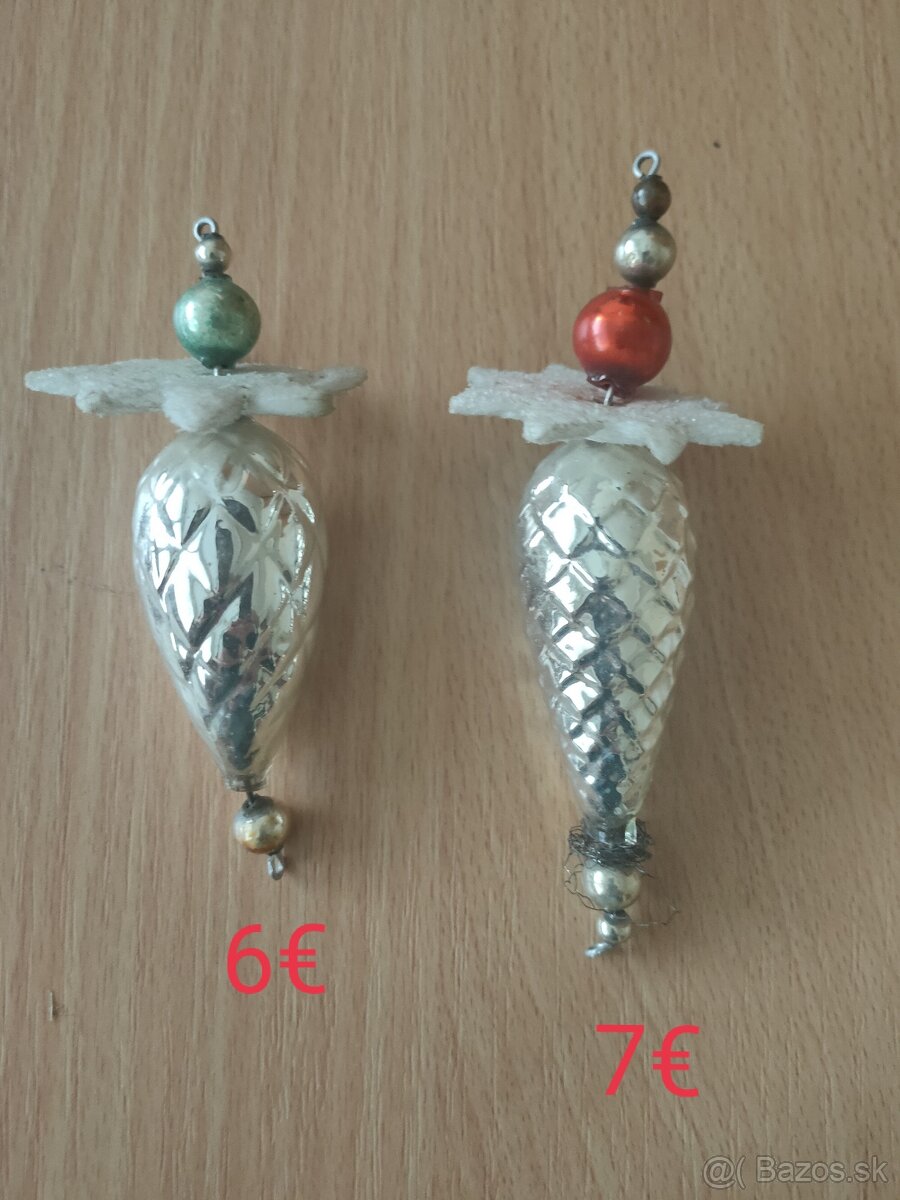 Retro vianočné ozdoby II a retro svetielka - 5