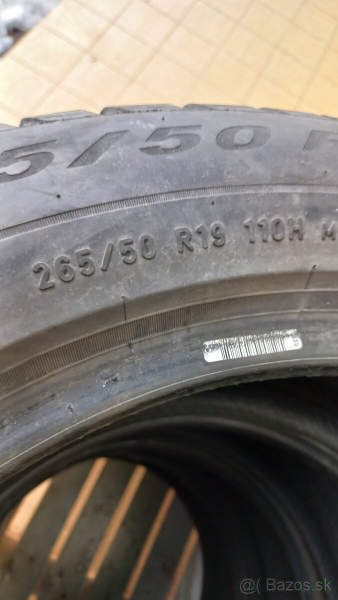 265/50 R19 zimné pneumatiky Run Flat - 5