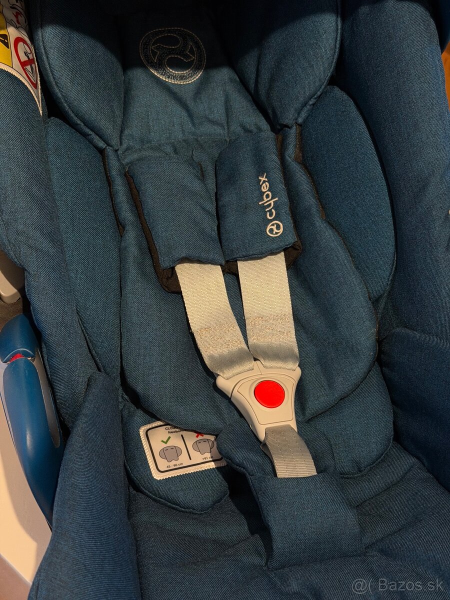 CYBEX Cloud Z2 Plus Platinum 45-87cm Mountain Blue - 5