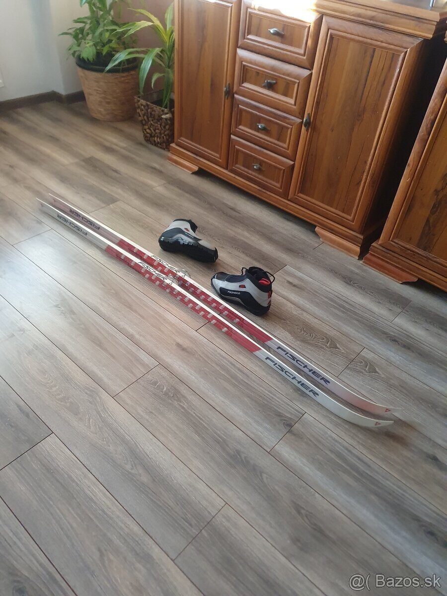Predam bezkovy set,Fischer,185 cm,SNS,c.41,supiny - 5