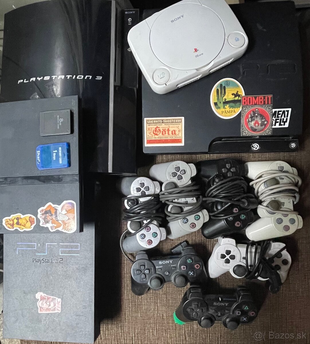 Herné konzoly Playstation 1, 2, 3 - 5