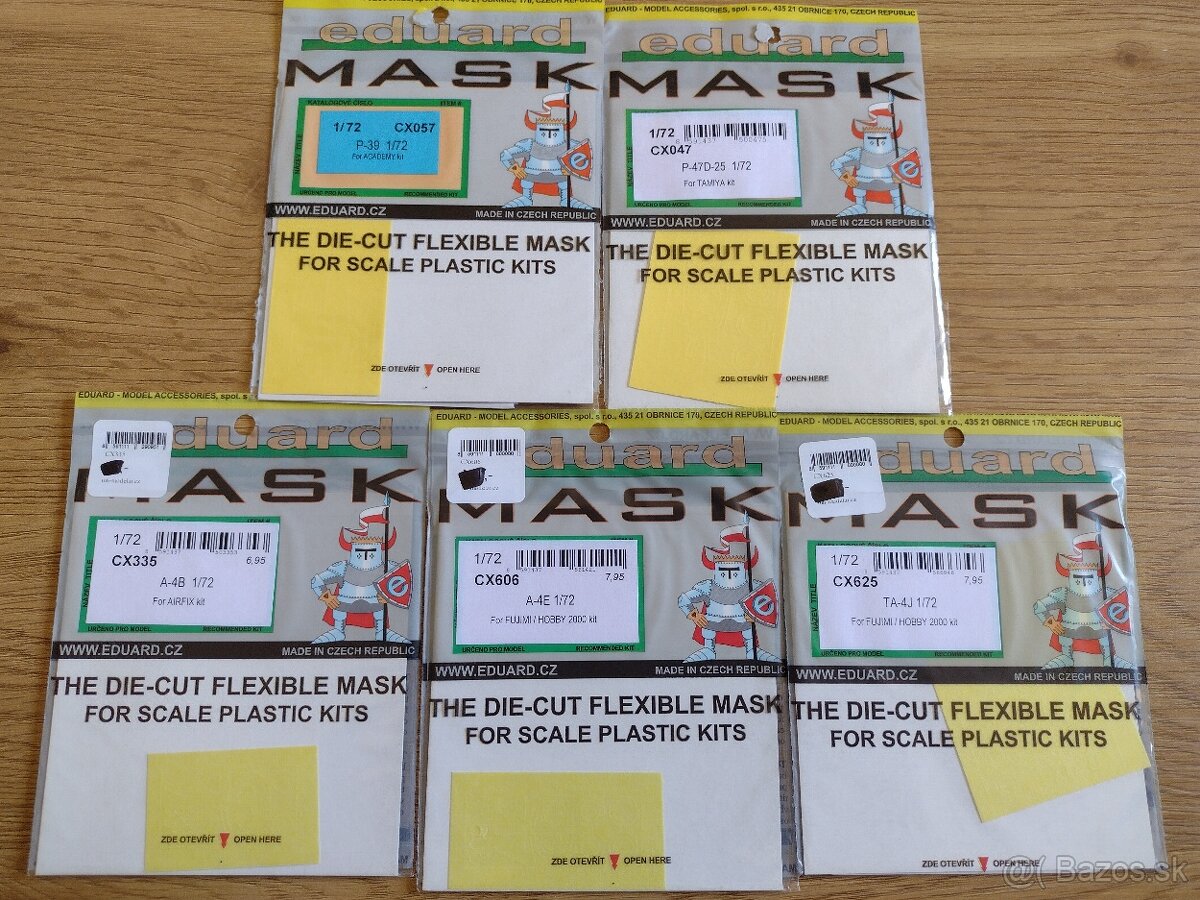 Plastikové modely 1:72 Masky - 5